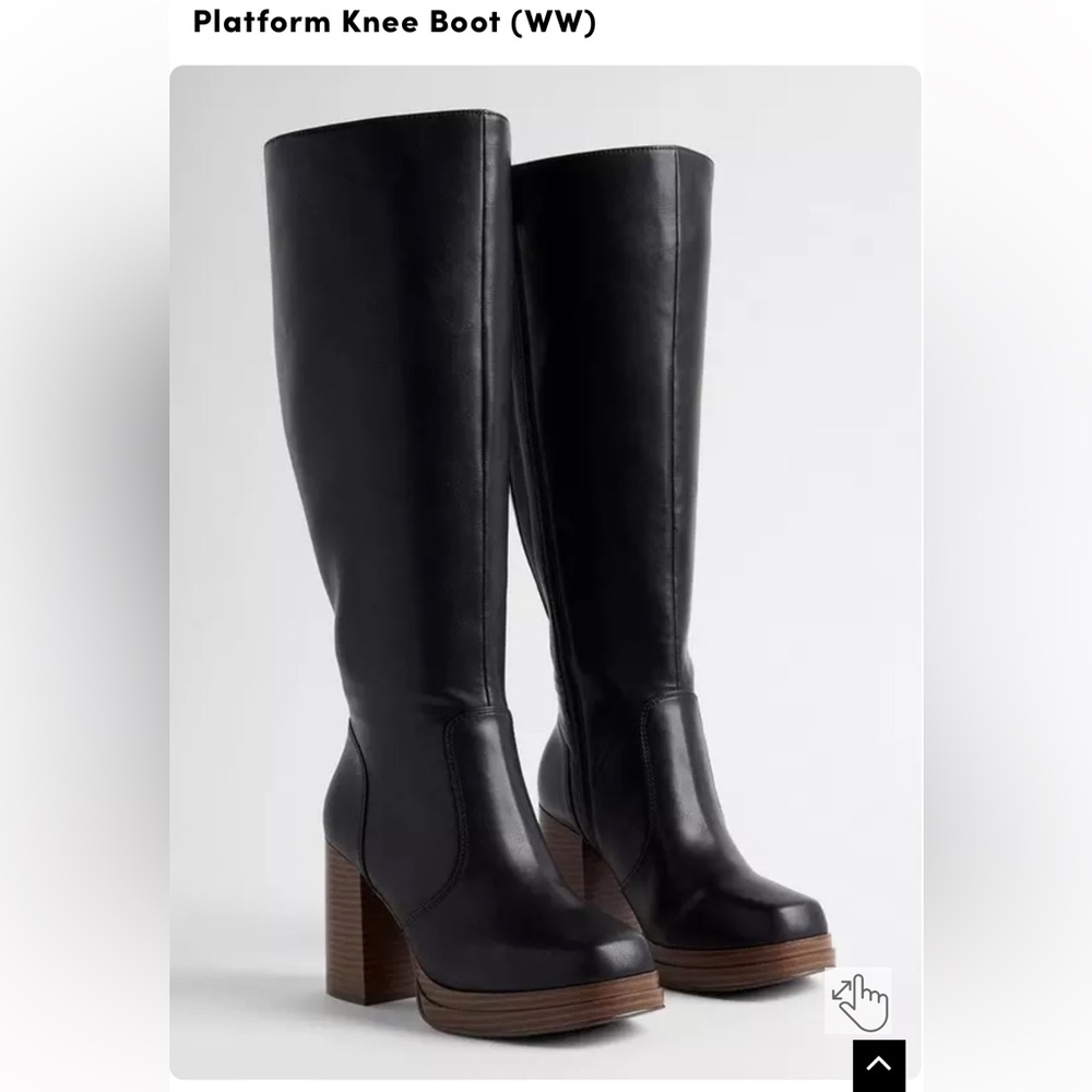 Torrid platform boots. Extra wide calf(read description). Nwt.